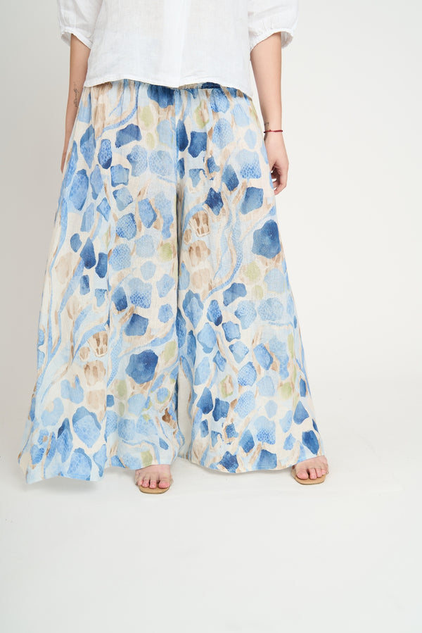 Pantalón Mujer Romina Azul Lineatre