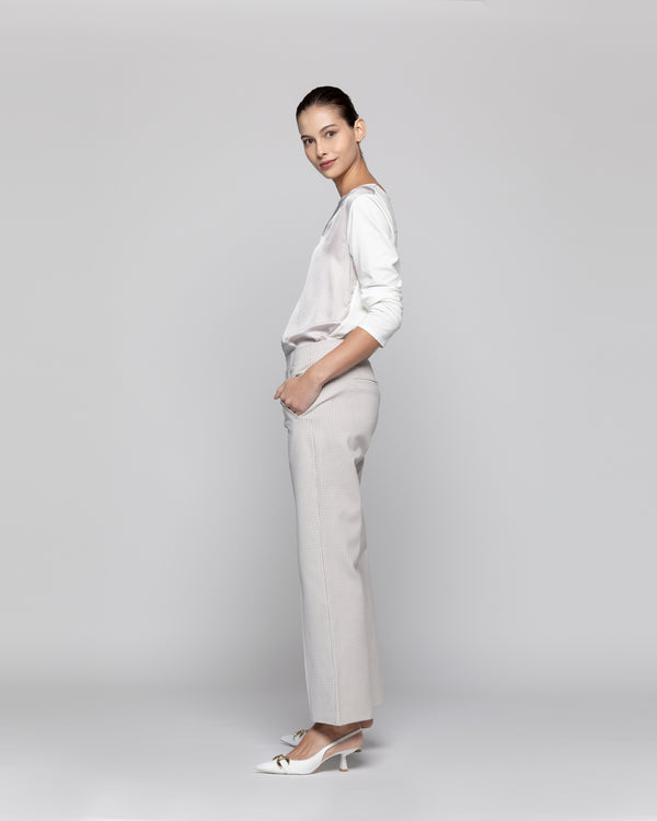 Pantalón Mujer Genoveva Blanco Lineatre