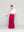 Pantalón Mujer Perla Palazzo Satinado Fucsia Lineatre