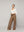 Pantalón Mujer Perla Palazzo Tipo Satín Café Moka Lineatre