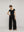 Pantalón Mujer Perla Palazzo Tipo Satín Negro Lineatre