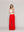 Pantalón Mujer Perla Palazzo Tipo Satín Rojo Lineatre