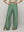 Pantalón Mujer Perla Palazzo Tipo Satín Verde Grisáceo Lineatre