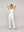 Pantalón Mujer Caterina Tiro Alto Recto Blanco Crudo Lineatre