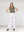 Pantalón Mujer Leticia Largo Tiro Alto Blanco Lineatre