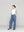 Pantalón Mujer Pamela Algodón Elasticado Azul Lineatre