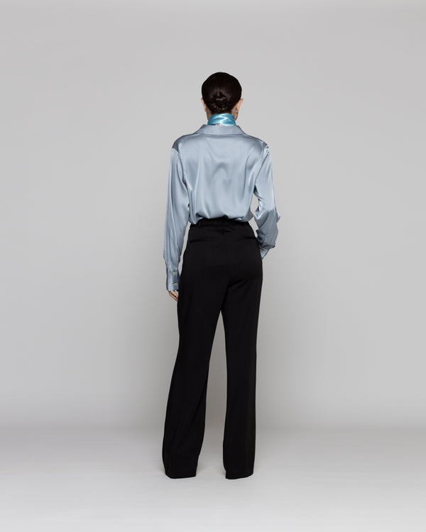 Pantalón Mujer Clarissa Sastrero Semiformal Negro Lineatre