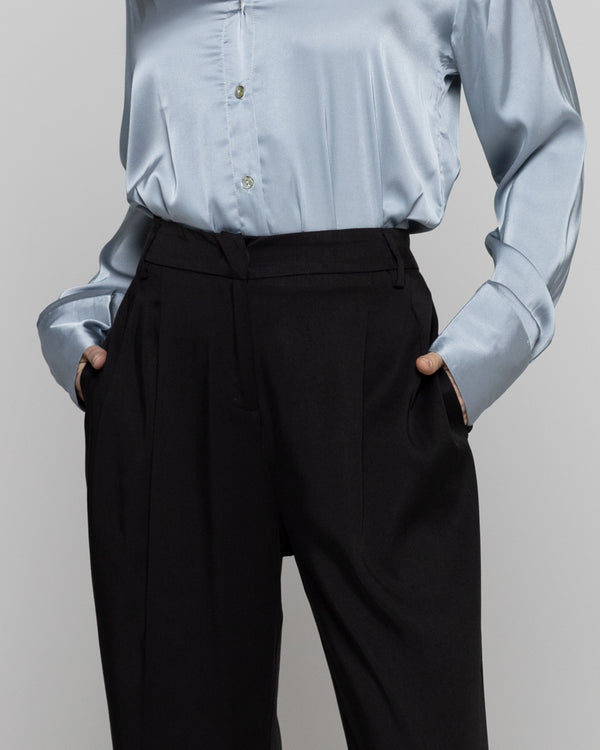 Pantalón Mujer Clarissa Sastrero Semiformal Negro Lineatre