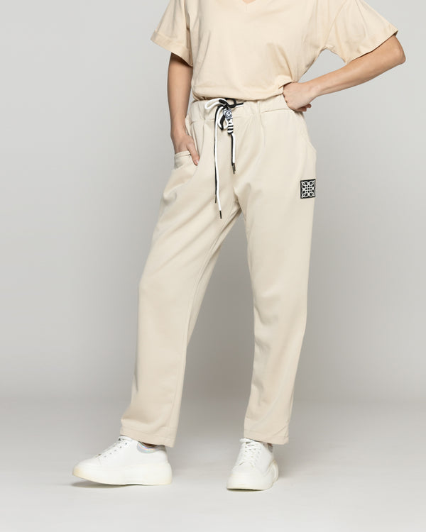 Pantalón Mujer Pastora Buzo Beige Lineatre