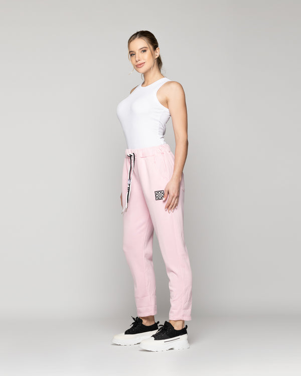 Pantalón Mujer Pastora Buzo Rosa Lineatre
