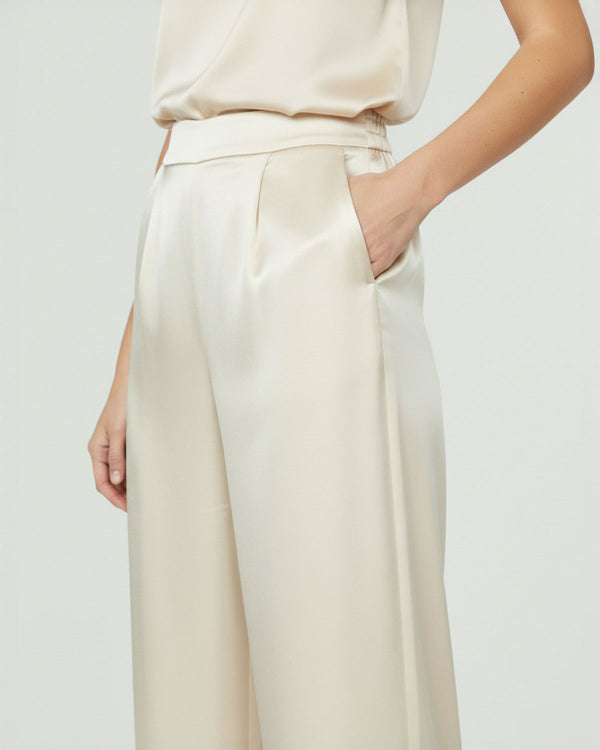 Pantalón Mujer Antonella Regular fit Crudo Lineatre