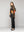 Pantalón Mujer Philippa Recto Satinado Negro Lineatre