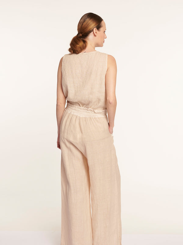 Pantalon mirabella beige