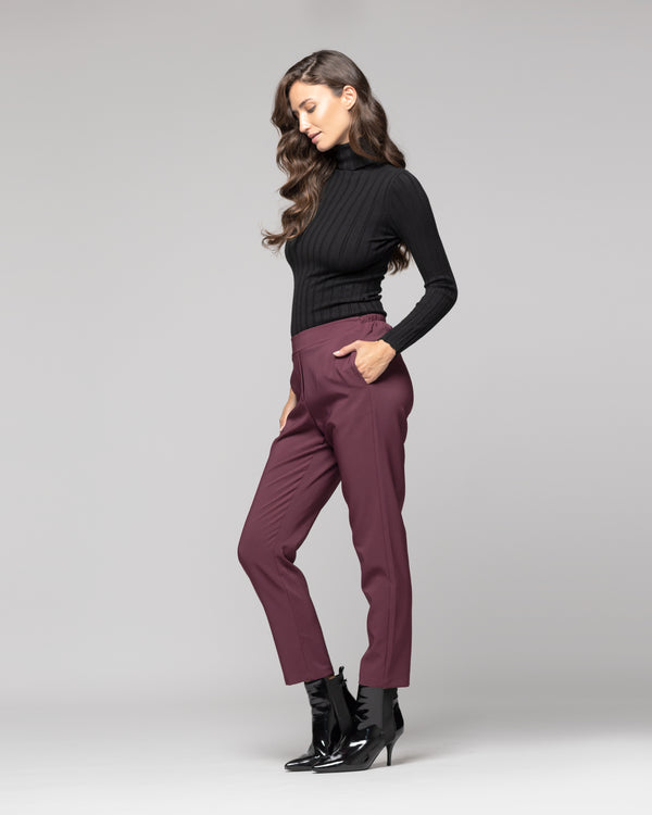 Pantalón Mujer  Svetlana Rojo Oscuro Lineatre