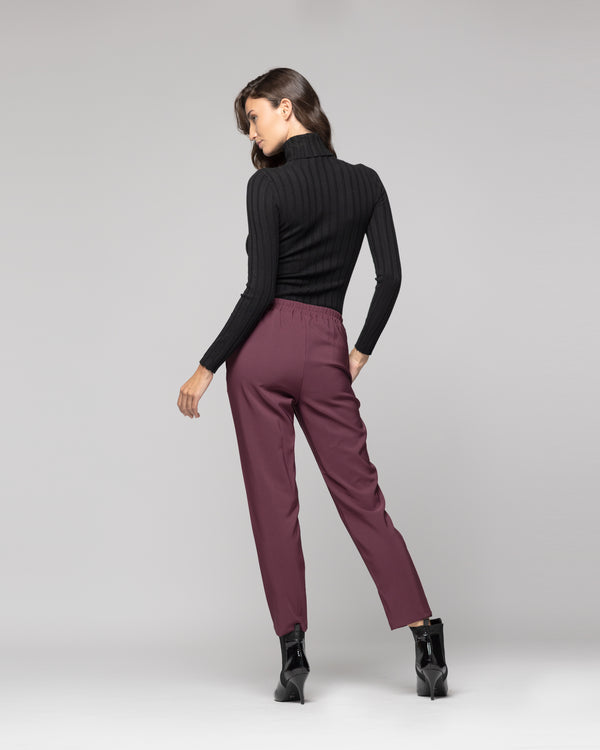 Pantalón Mujer  Svetlana Rojo Oscuro Lineatre