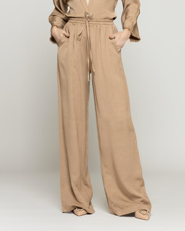 Pantalón Mujer Celina Café Taupe Lineatre