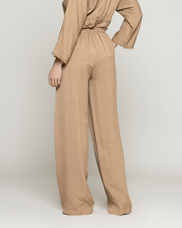 Pantalón Mujer Celina Café Taupe Lineatre