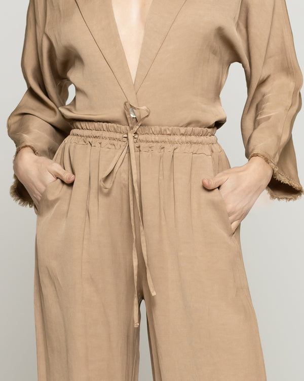 Pantalón Mujer Celina Café Taupe Lineatre
