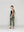 Pantalón Mujer Petra Pitillo Con Cinturón Verde Militar Lineatre