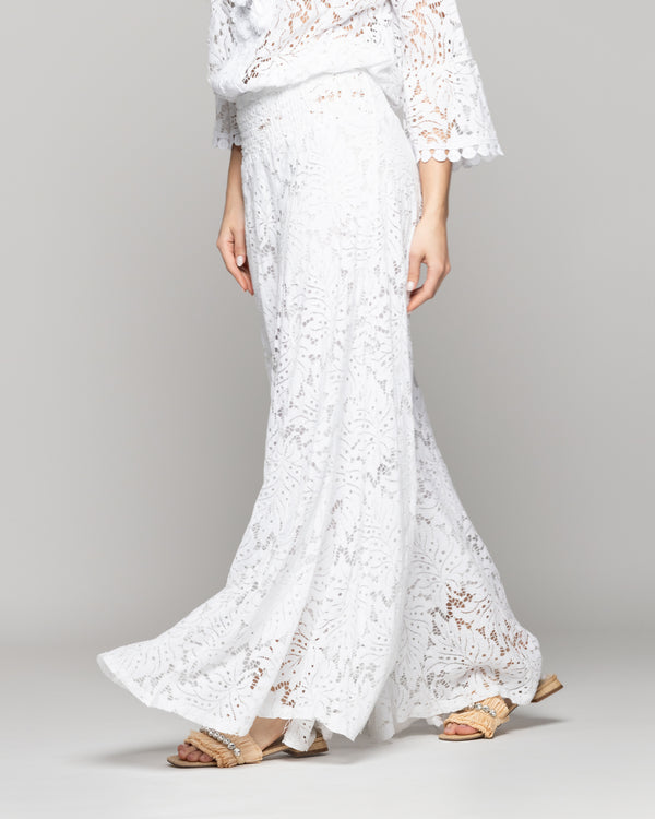 Pantalón Mujer Benedetta De Corte Palazzo Blanco Lineatre