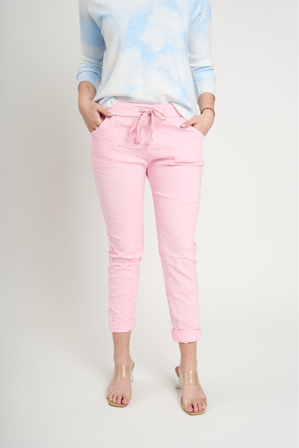 Pantalón Mujer Michela Rosa Lineatre