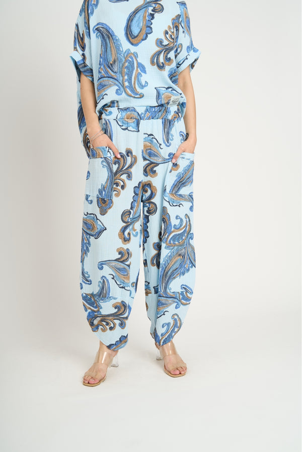 Pantalón Mujer Eva Cielo Lineatre