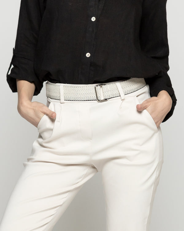 Pantalón Mujer Parisa Pitillo Beige Lineatre
