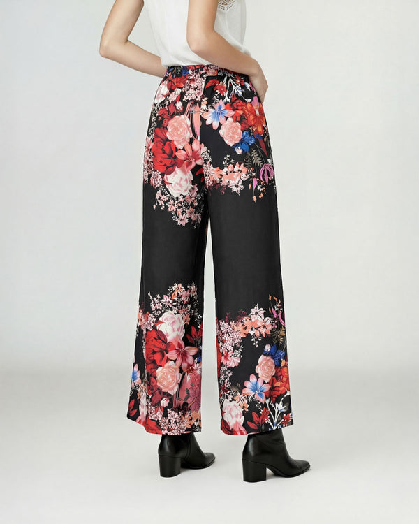 Pantalón Mujer Mirella Relaxed Negro Lineatre