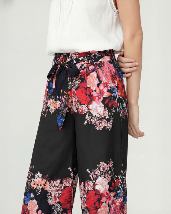 Pantalón Mujer Mirella Relaxed Negro Lineatre