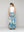 Pantalón Mujer Pía Palazzo Plisado Estampado Azul Lineatre