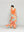 Pantalón Mujer Pía Palazzo Plisado Estampado Naranja Lineatre