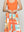 Pantalón Mujer Pía Palazzo Plisado Estampado Naranja Lineatre