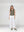 Pantalón Mujer Paulina Largo Tiro Alto Blanco Lineatre