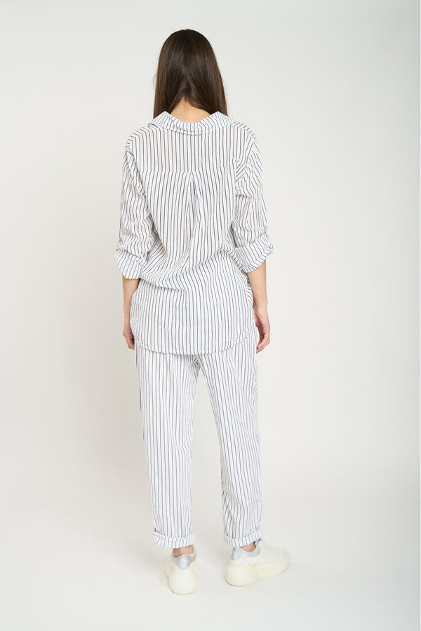 Blusa Mujer Nora Escote en V Blanco Lineatre