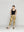 Pantalón Mujer Phedra Con Estampado Floral Verde Militar Lineatre
