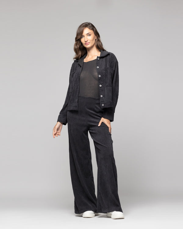 Pantalón Mujer Viana Negro Lineatre
