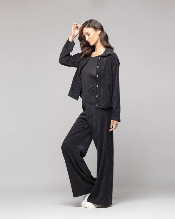 Pantalón Mujer Viana Negro Lineatre