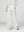 Pantalón Mujer Palmira Alto Largo Cintura Elasticada Blanco Lineatre