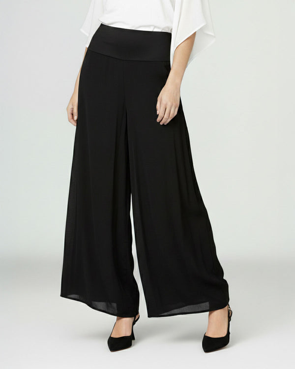 Pantalón Mujer Palmira Relaxed fit Negro Lineatre