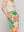 Pantalón Mujer Brenna Satinado Estampado Barroco Verde Lineatre