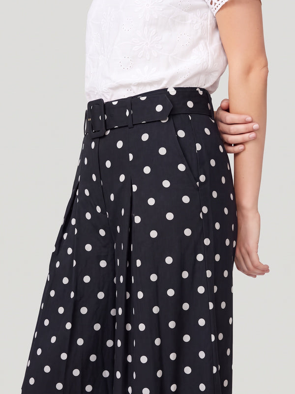 Pantalón Mujer Loreto Largo Tiro Alto Negro Lineatre
