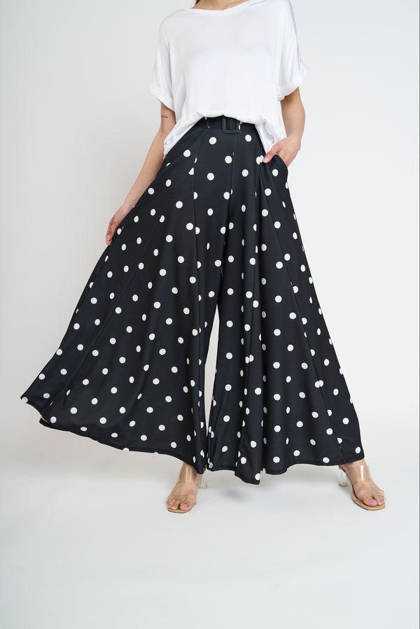 Pantalón Mujer Loreto Largo Tiro Alto Negro Lineatre