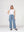 Pantalón Mujer Magdalena Largo Tiro Alto Jeans Lineatre