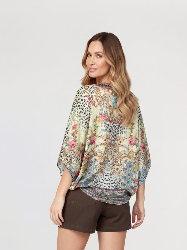 Túnica Mujer Michela Beige Lineatré