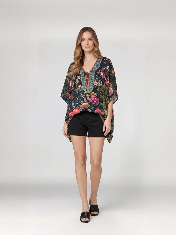 Túnica Mujer Michela Negro Lineatré