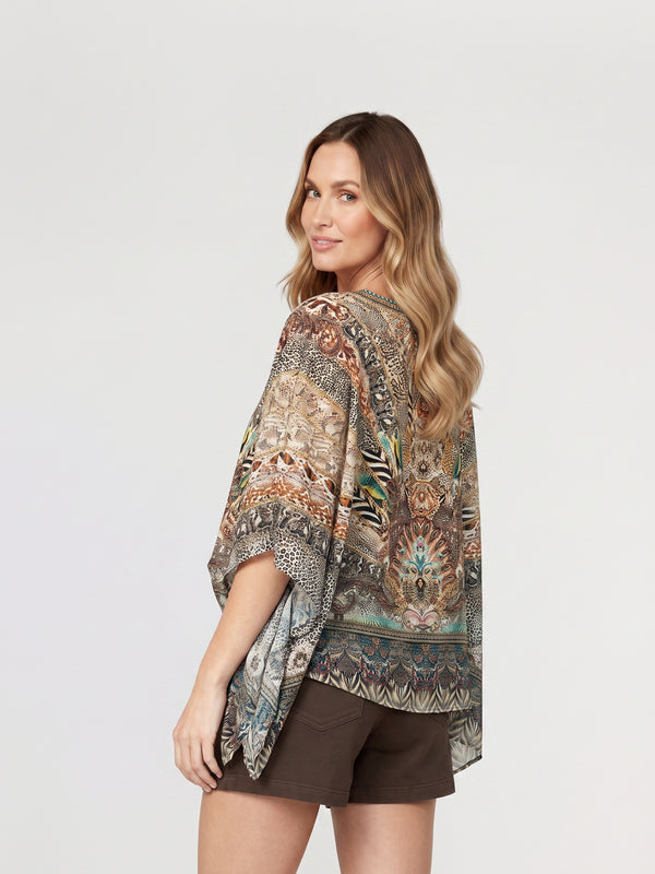 Túnica Mujer Graziella Camel Lineatré