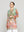 Túnica Mujer Qiana Con Brillos Estampado Floral Coral Y Verde Agua Lineatre
