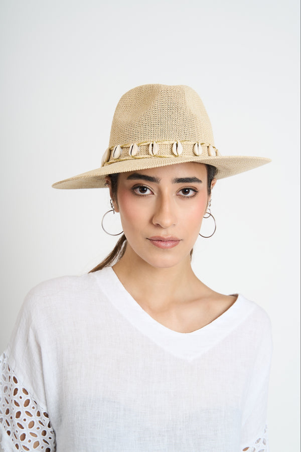Sombrero Mujer Matilde Beige Lineatre