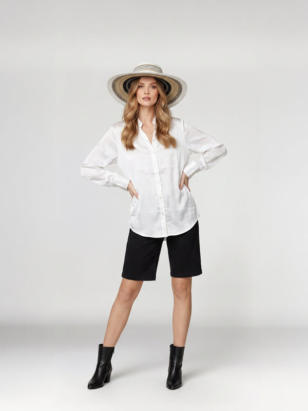 Sombrero Mujer Rita Blanco Lineatré