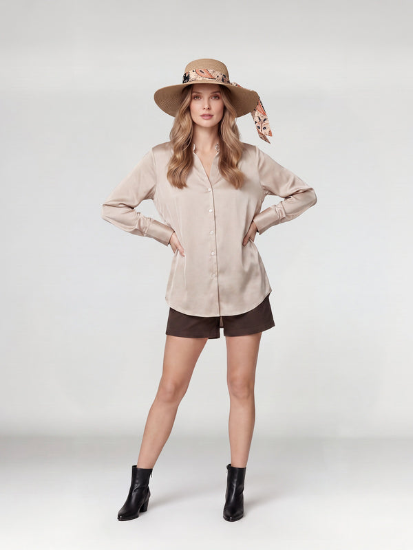 Sombrero Mujer Nora Natural Lineatré